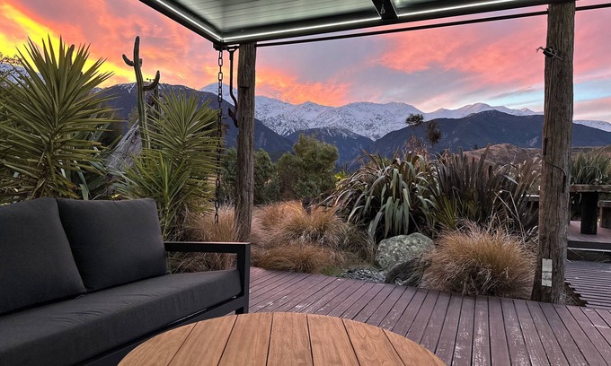 Hapuku Casa | Un lugar mágico para relajarse y descansar. La naturaleza en su puerta de atrás pisa 5 acres.
