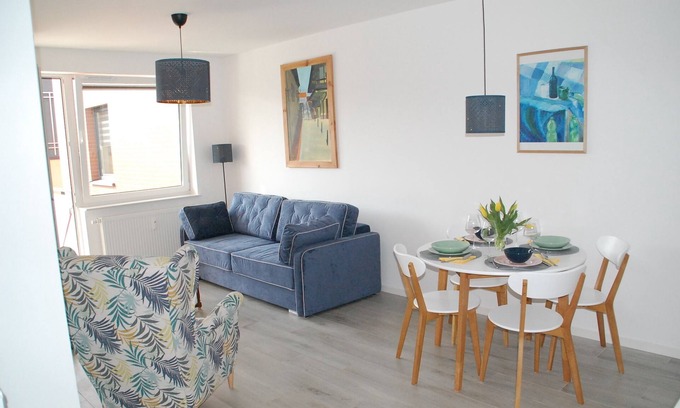 West Pomeranian Voivodeship Apartamento | Un apartamento nuevo y moderno con garaje en el distrito de spa de Kołobrzeg, a 300 m del mar.