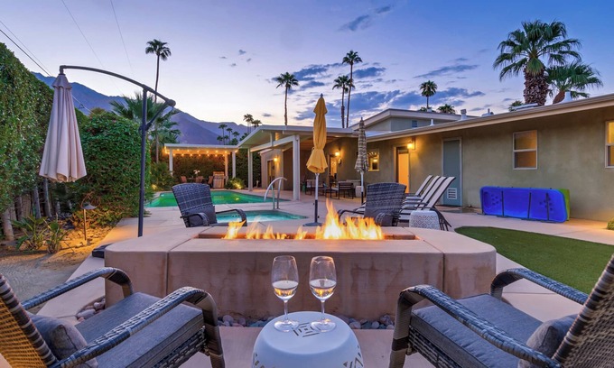 Palm Springs Casa | Un oasis privado en la colonia de películas