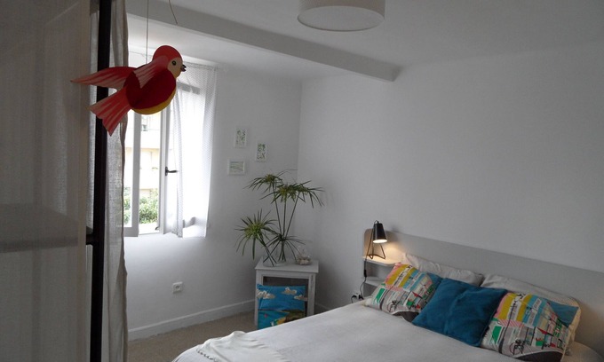 Gambetta Apartamento | Una casa en la azotea con una gran terraza en el centro de Montpellier.