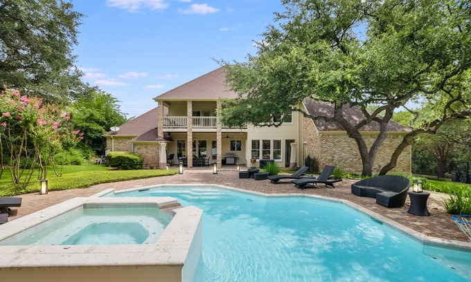 Austin Casa | LLEGAR AUSTIN COUNTRY CLUB ESTATE | Hasta 12 camas | 4 MI a DWTN | Piscina / spa