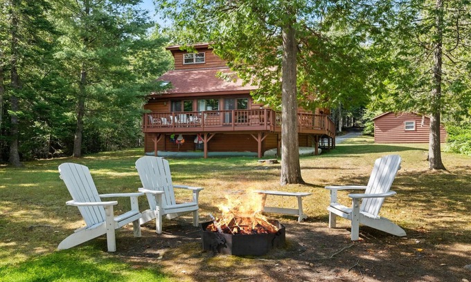 Rangeley Casa | Acadia Wingate Lodge - A dos millas de Rangeley en el tranquilo y pacífico Gull Pond