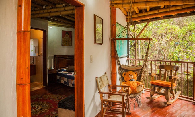 Villa de Leyva Apartamento | Acogedora Habitación Doble con Baño