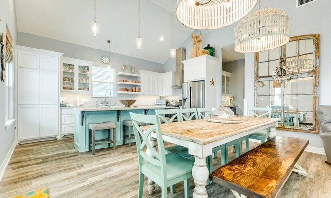 Surfside Beach Casa | Across from Jetty Park and Best Ship Watching!
