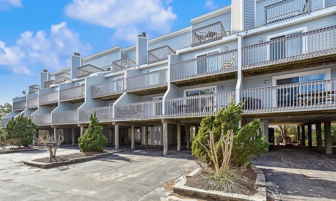 Bethany Beach Casa | Activities included up to $300 FREE PER WEEK!! NEW LISTING 2024! Beautifully decorated vacation townhome in North Bethany approximately 300 feet from the beach and nestled behind the dunes with a private boardwalk taking you out to the surf and sand!