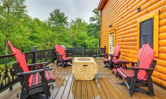 Adams Cabina | Adams Cabin w/ Game Room & Fire Pit