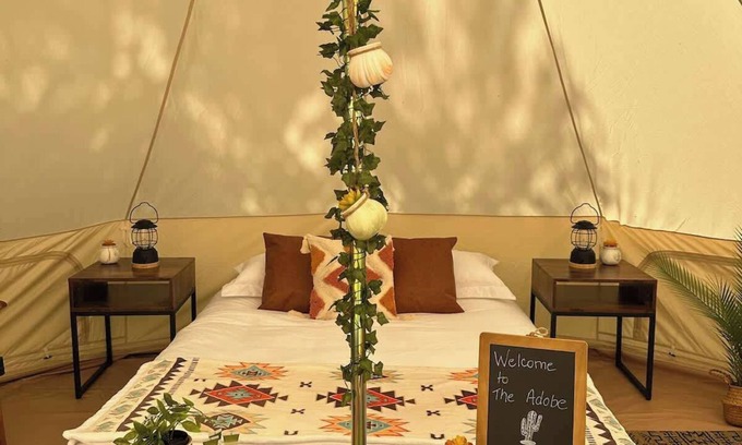 Miller Lake Casa | “Adobe” Luxury Glamping Tent | Tobermory Escape