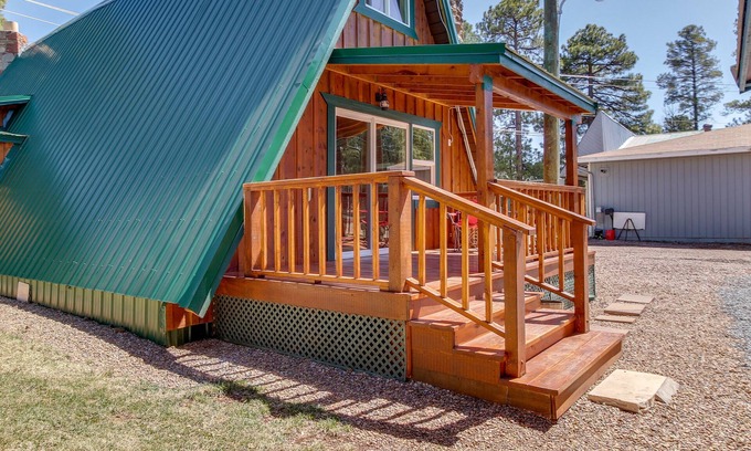 Pinetop-Lakeside Cabaña | Adorable A-frame Cabin in Pinetop-lakeside!