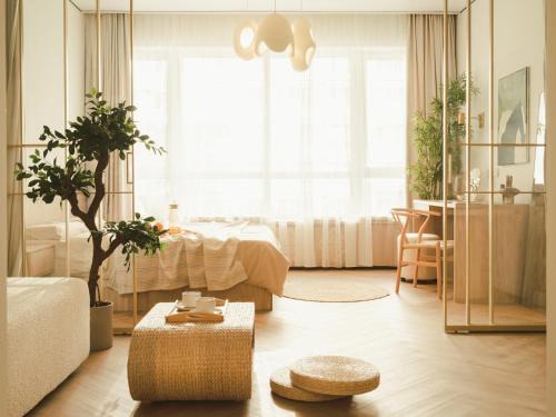 Almaty Apartamento | ADT apartments - Japandi in Meridian