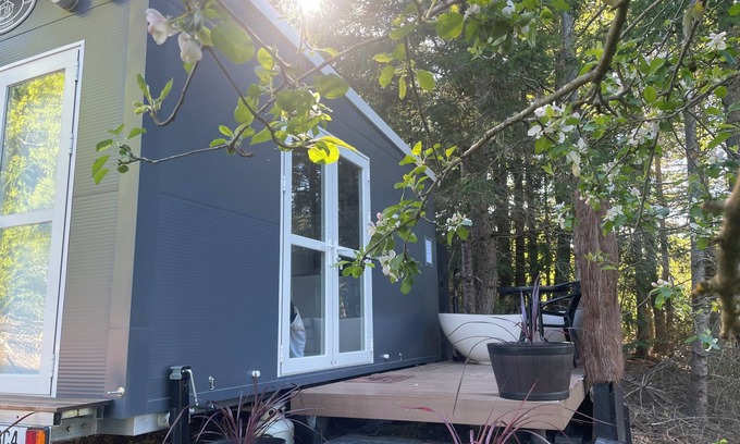 Hanmer Springs Cabina | Affordable & cosy alpine cabin - an ideal couples retreat with outdoor bath!