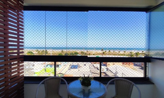 Atalaia Apartamento | Después de una VISTA AL MAR con WiFi- detrás de la Pasarela Caranguejo- Orla de Atalaia