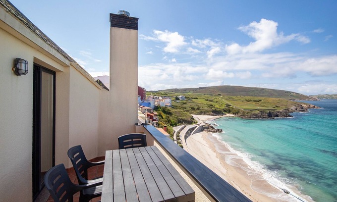 Malpica de Bergantinos Apartamento | AG Piso Dúplex A Terraciña de Malpica 1ª línea mar