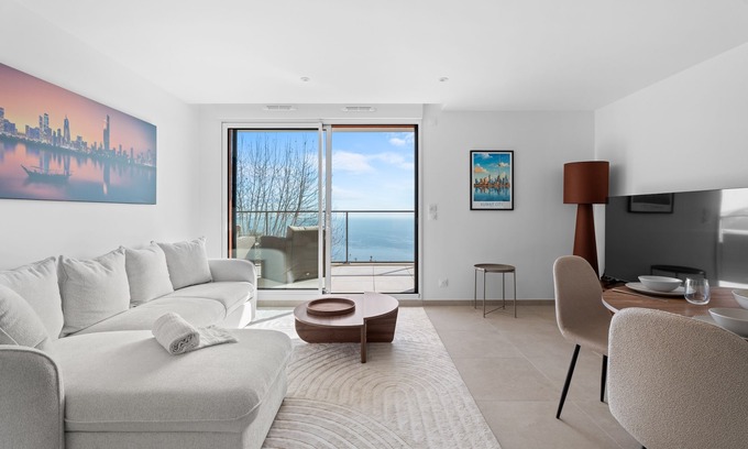 La Turbie Apartamento | Agusta - Appt climatisé vue mer