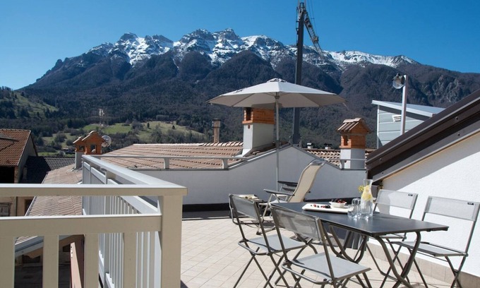 Vigolo Vattaro Apartamento | "Ai Broli 2 by TSS'" - Large equipped terrace, spacious living area, perfect for families