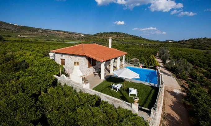Drepano Casa | Villa Aigli - Villa privada para 4 personas con piscina a 5 minutos de Nafplio