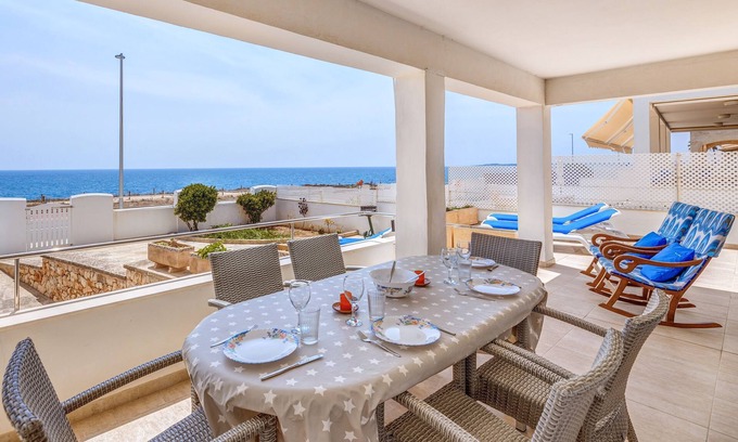 Sa Rapita Casa | Acogedora casa con aire accondicionado, vistas panorámicas al mar, terraza y Wifi
