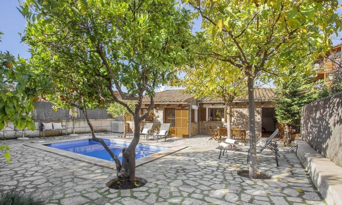 Soller Casa | Casa de vacaciones con aire acondicionado, piscina, terraza, vistas a la montaña y Wi-Fi