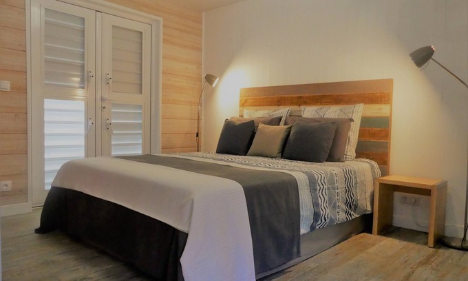 Sainte-Rose Casa | Lodge con aire acondicionado y piscina cerca de Deshaies