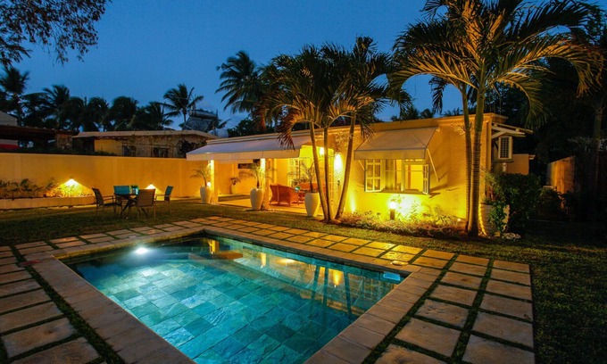 Belle Mare Villa | VILLA CON AIRE ACONDICIONADO 3 DORMITORIOS CON PISCINA PRIVADA BELLE MARE PLAGE
