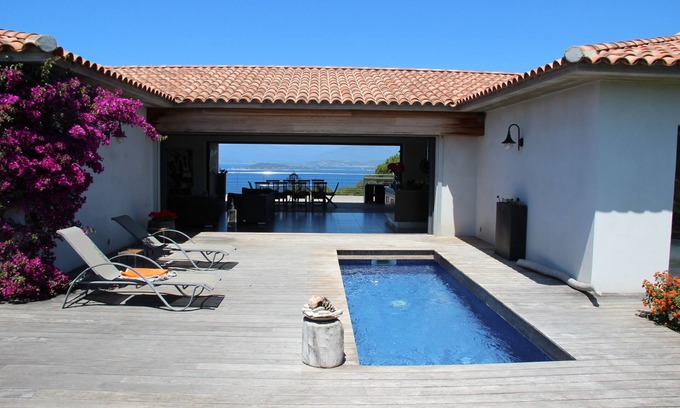 Coti-Chiavari Villa | VILLA CON AIRE ACONDICIONADO Y TRANQUILO - VISTA BAY AJACCIO