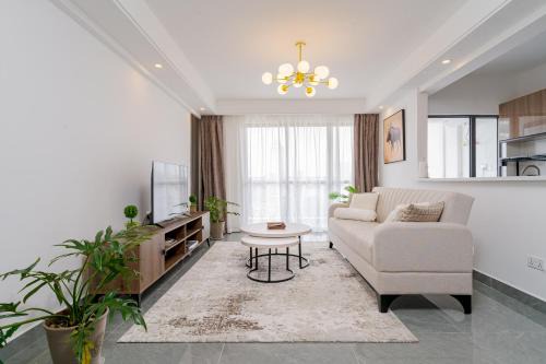 Westlands Apartamento | Airy Apartment with Gym, Stunning View in Westlands