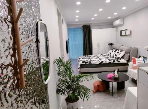 Huainan Apartamento | Aisen Apartment Huainan Wanda Plaza Near City Center