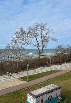 Dzielnica Uzdrowiskowa Apartamento | Al-Dom Apartamenty Seaside 209 w widokiem na morze