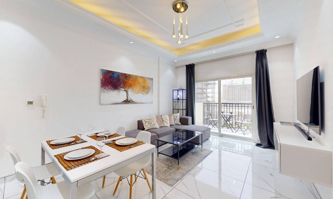 Al Barsha Apartamento | Al Ghaf - Upgraded One Bed with Pool View in Arjan