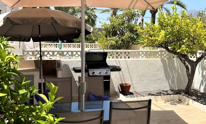 El Albir Apartamento | Albir Apartamento en casa con piscina comunitaria, con jardín