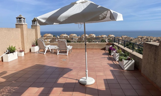 San Roque Apartamento | Alcaidesa, Regency, App.1-4 pers., fantastic sea view, approx. 800 m to the beach