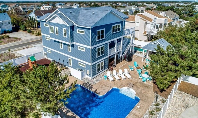Sandbridge Casa | All-Sea-Suns | 670 pies de la playa | Piscina Privada, Tina Caliente