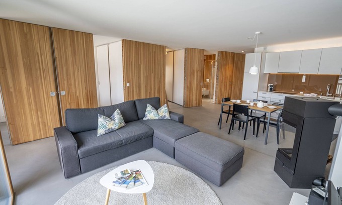 Sent Apartamento | Allegra und Herzlich Willkommen in der Ferienwohnung Chasa Loft 3 in Sent