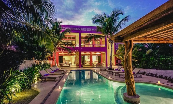 Akumal Villa | Jade Bay jewel, elegant beachfront villa with a heated pool!