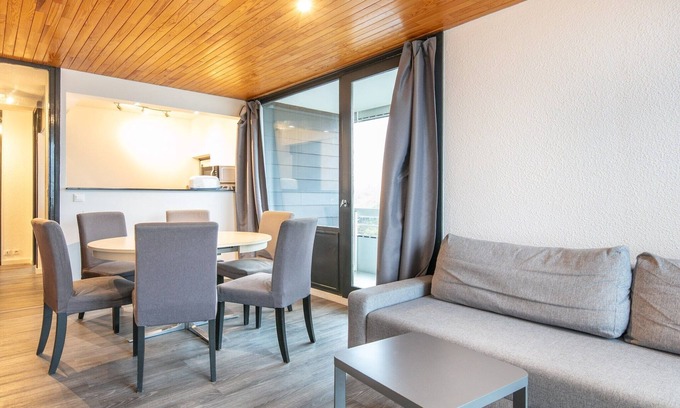 Chamrousse Apartamento | Apartamento en los Alpes con Vistas al Balcón