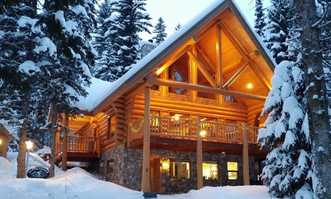 Alpine Trails Chalet De Esquí | Alpine Cougar Log Chalet