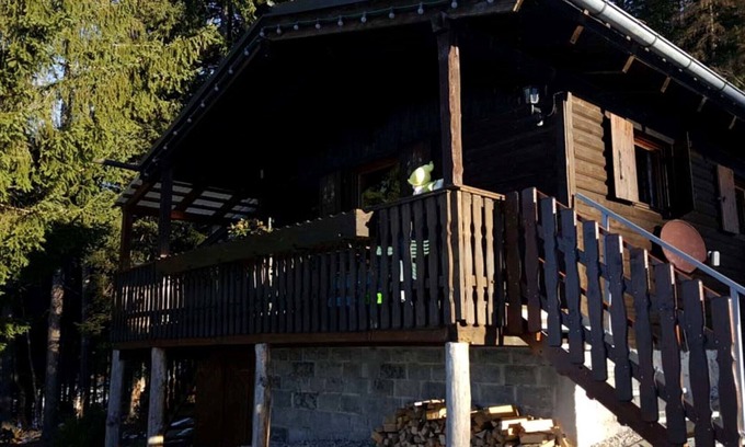 Krispl Cabina | Alpine hut in secluded location on the edge of the forest, with forest playground for children