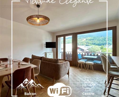 Barcelonnette Apartamento | Altitude Élégante - Centre Ville - WIFI - Balcon