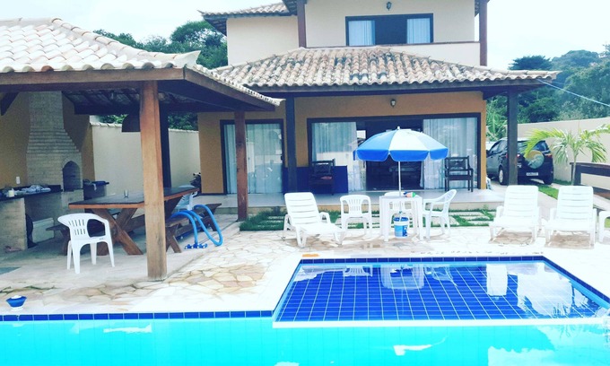 Buzios Casa | Alto de Búzios Mansion 04 bedrooms Beautiful sea view swimming pool wet deck barbecue