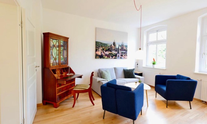 Erfurt Old Town Apartamento | Altstadtjuwel am Hospitalplatz - 3 Zimmer mit Balkon