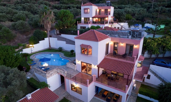 Katochori Villa | Amalia Villa - Tres Habitaciones Villa, Capacidad 8