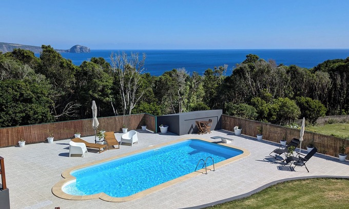 Capelo Villa | Amazing 180° Ocean View 3 Bedroom Villa w/ Swimming Pool