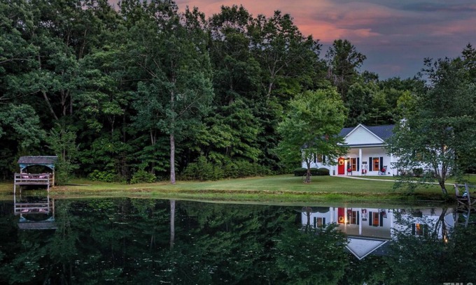 Hurdle Mills Casa | Amazing 2BR/2BA Farmhouse on 4 acres with a large pond. 4 beds total