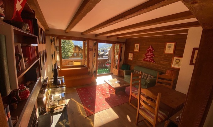 Chateau-d'Oex Apartamento | Amazing apartment with view of the Alps