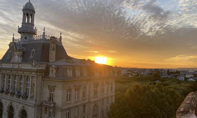 Asnieres-sur-Seine Apartamento | Amazing authentic "duplex" with a panoramic view