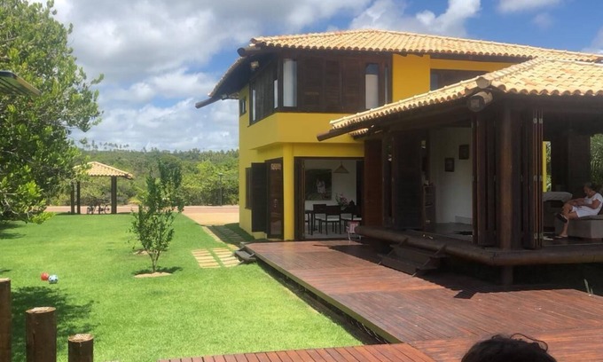 Imbassai Casa | Casa 4 suites, barbacoa y piscina!