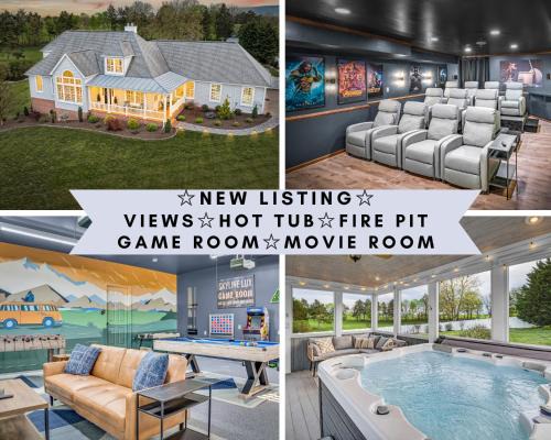 Luray Casa | Amazing House - Movie & Game Room, Hot Tub, Fire Pit & Golf Course