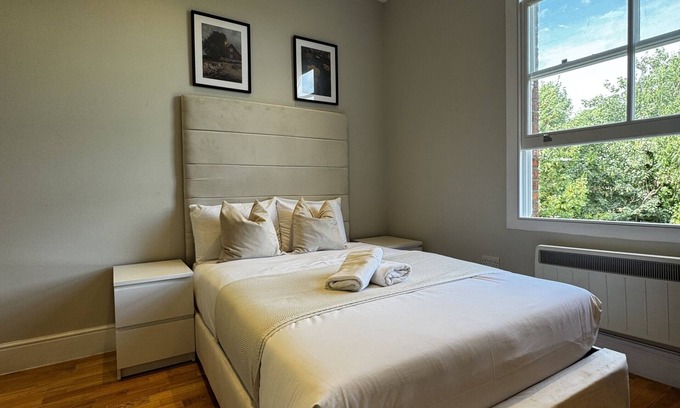 South Hampstead Apartamento | Estudio-Clásico-Baño en la habitacion-Vista al Jardín