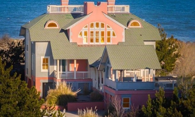 Buck Island Casa | Frente al mar Ascensor, piscina privada, jacuzzi, sala de juegos, tenis, admite mascotas, BI38