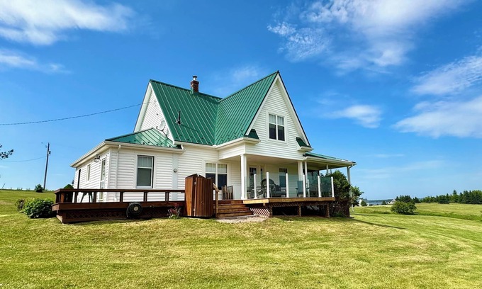 New London Casa | Impresionante vista al agua. ¡Ideal para sus vacaciones familiares, cerca de Cavendish!