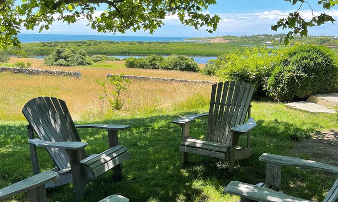 Chilmark Casa | Amazing Water Views in Chilmark, 4-BR, Waterfront, Key to Zak’s Beach